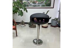 China Black With Silver Ethanol Alcohol Fireplace Manual Ignition Long Lasting supplier