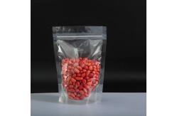 China Recyclable CPP Clear Plastic Zipper Bag With Tear Notch supplier