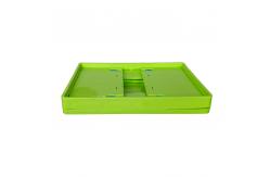 China Standard Size Green Collapsible Plastic Containers / Foldable Plastic Box supplier