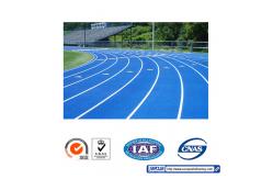 China High Elasticity Blue Red 13mm Artificial Running Track Fadeless supplier
