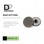 Outdoor Chic Coat Clothing Snap Buttons Metal Color Design , Enameled Available for sale