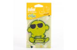 China Apple Scent MSDS Odm Hanging Paper Car Air Freshener supplier
