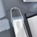 Metal Bathroom Hand Towel Holder Stainless Steel 304 Wall Mounted Satin Polished for sale