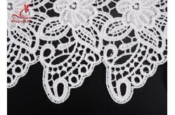 China 2.2cm Cute Water Soluble Flower Lace Trim For Children Garment   supplier