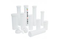 China Industrial Supplements PP Effervescent Tablets Tubes with Custom Logo and Cap supplier