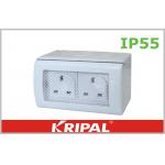 BS Standard 13A IP55 British Socket , Waterproof 3 Flat Pin Socket