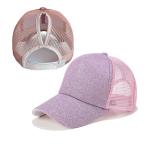 Elegant Design Custom Glitter Trucker Hat , Beautiful Womens Trucker Cap