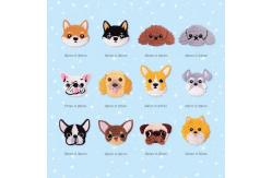 China Playful Frenchie Iron-On Patch - Custom Pet Lover Gift with Velvety Embroidery supplier