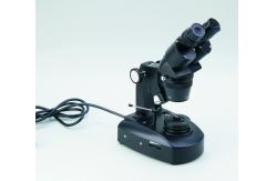 China A24.1201 40x Stereo Jewelry Microscope / Gem Microscope Dark Field Halogen Lamp supplier