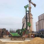 20m Depth Small Pile Driver Drill Rig Hydraulic Rotary Geotechnical 2700mm