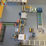 Labor Saving Automatic Wall Panel Concrete Dosing System Floor Tile Making Machine for sale