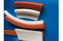 China Low Hardness Silicone Foam Strip , Extruded Silicone Foam Sealing Strip supplier