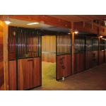 Front Panel Wooden European Horse Stalls Bamboo Material For High Safety for sale