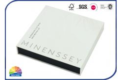 China Custom Printed Embossing Magnetic Hinged Lid Gift Box supplier