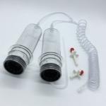 PP PVC Medrad Ct Syringes Dual Head 200ml With Check Valve for sale