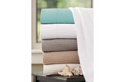 China Microfiber Waffle Golf Towel Custom Logo Transfer Print 2 Side Print Available supplier