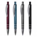 Classical Aluminum Ball Pen Smooth Writing Comfortable Holding Metal Office Pen for sale