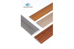 China 2mm Thickness Aluminium Floor Edge Trim Surface Treatment Wood Grain Anti Slip supplier