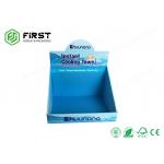 Offest Printing Custom Recycled Retail Display Boxes Cardboard , Portable Cardboard Counter Display