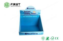China Offest Printing Custom Recycled Retail Display Boxes Cardboard , Portable Cardboard Counter Display supplier