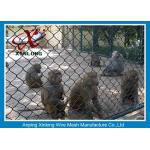 PVC Coated Chain Link Fence For Building Site / Courtyard / Park for sale