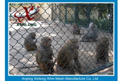 China Durable Animal Enclosure Mesh , Zoo Wire Mesh High Anti Corrosion supplier