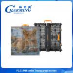 LED Screen P3.91 Commercial Advertising  Display Outdoor Transparent Led Display Screen for sale
