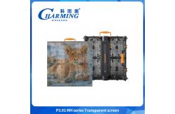 China LED Screen P3.91 Commercial Advertising  Display Outdoor Transparent Led Display Screen supplier