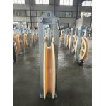 660mm Diameter Bundled Condcutor Pulley Stringing Block With Nylon Wheels Power Transmission Parts for sale
