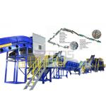 SUS304 Material Plastic Pet Flakes Washing Line , Pet Bottle Recycling Machine for sale