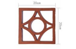 China Oem Garden Decoration Clay Breeze Block Hollowed Wall Partition Panels supplier