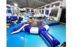 China Mega Aqua Park Inflatable Water Trampoline Jumping Floating Games supplier