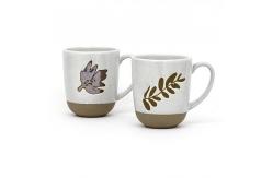 China Handmade Harvest Coffee Mug Ceramic Stoneware Mugs Gift With 3D Silk Print supplier