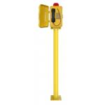Cold Rolled Steel SOS Telephone Pillar Post , Railway Trackside Emergency Call Box  for sale