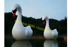 China lake giant inflatable swan supplier