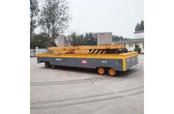 China 50 Tons Steerable Trackless Transfer Trolley Remote Control Mold Plant Battery supplier