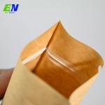 Kraft Paper Home Compostable Stand Up Pouch For Coffee Beans Or Powder Food Packaging for sale