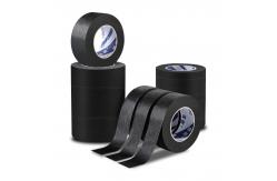 China Black Stick Wall Flat 1 Inch Masking Tape Crepe Paper Stripping Trim supplier