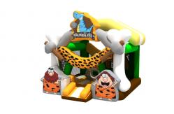 China Commercial Grade Stone Age inflatable Bouncer Jumping Castle PVC Inflatable Bouncy Games supplier
