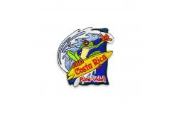 China Chenille Embroidered Logo Patches For Hats 3.5'' Height Polyester Material supplier