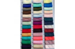 China 97% Polyester 3% Spandex Woven Plain Dyed Elastic Satin Fabric supplier