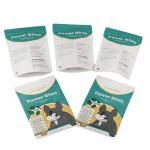 Customized Logo Stand Up Pouch Kraft Paper Bag for Dog Treat Digital Print Resealable Mylar Bags for sale