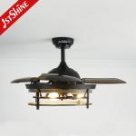42 inches Invisible Blade Ceiling Fan  Farmhouse Style With Light for sale