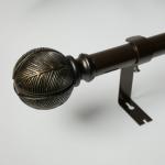 Dining Room Decoration Durable 35mm Iron Pipe Curtain Rods for sale