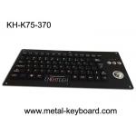 Compact Silicone Backlit Industrial Keyboard With Trackball 75 Keys 5.0VDC for sale