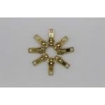 Small Zipper Slider Replacement Parts , Backpack Leather Double Sided Zipper Slider for sale