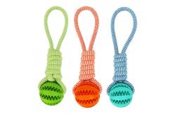 China Indestructible Interactive Rubber Dog Ball Toy For Aggressive Chewers supplier