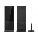 Wifi Ultra Slim Indoor LCD Digital Signage Advertising Kiosk With Tempered Glass