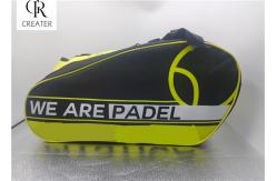 China Classical Simple Padel Racket Bag Tennis 600D For One Racket supplier