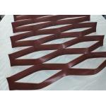 Akzonobel PVDF Expanded Metal Mesh 5.5mm 6.0mm Wall Cladding Ventilated Facades for sale